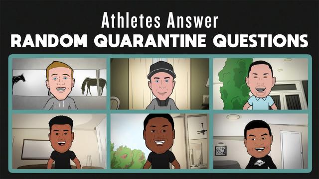 Athletes reveal their quirky quarantine habits