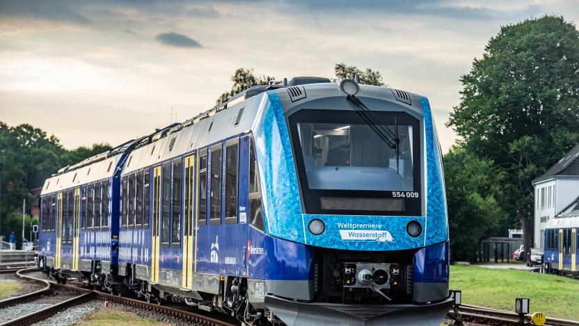 Alstom's hydrogen-powered Coradia iLint train
