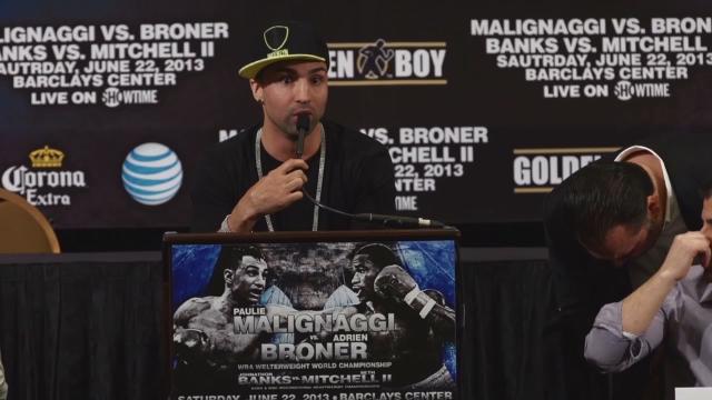 Malignaggi and Broner - Emotionally Charged Press Conference