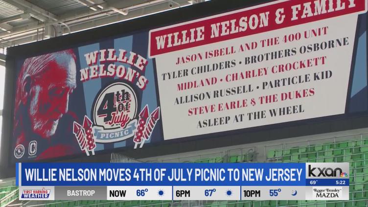 Willie Nelson moves 2024 4th of July Picnic out of Texas