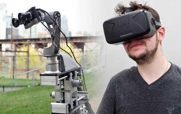 DORA offers a realistic telepresence experience through Oculus Rift