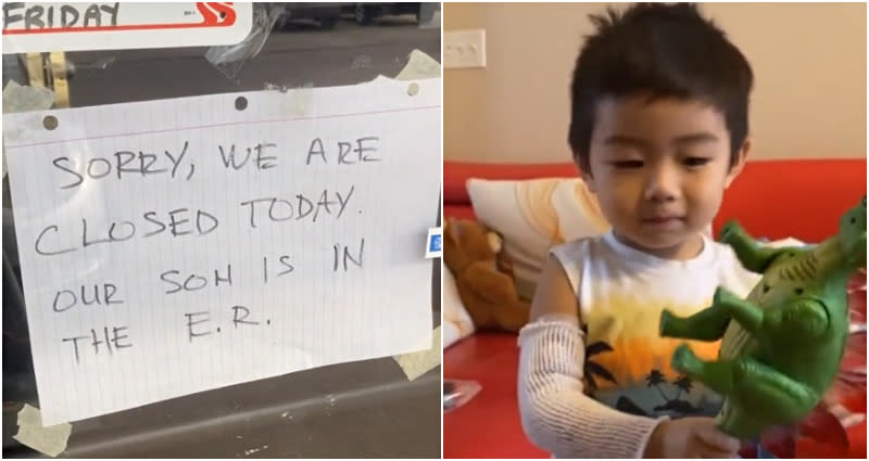 Oklahoma restaurant gets help on TikTok after temporarily closing as owners’ 3-year-old son battles rare infection