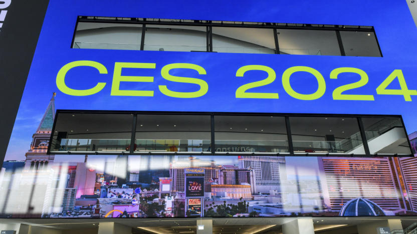 LAS VEGAS, NV - JANUARY 8: View of CES 2024 at the Las Vegas Convention Center in Las Vegas, Nevada, on January 8, 2024. Credit: DeeCee Carter/MediaPunch /IPX