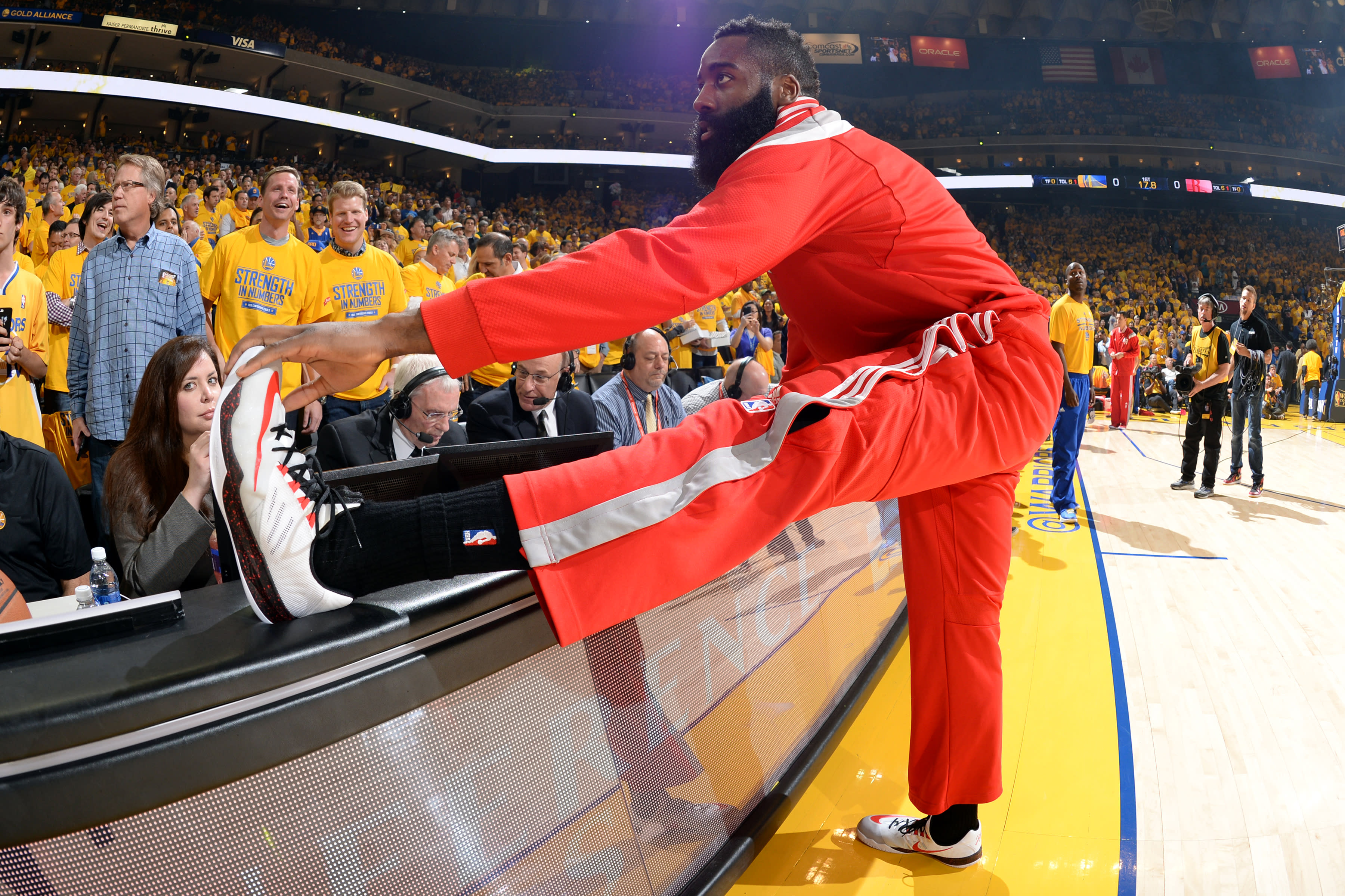 Adidas pitchman James Harden can't wear 