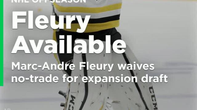 Marc-Andre Fleury agreed to waive no-trade for expansion draft: report