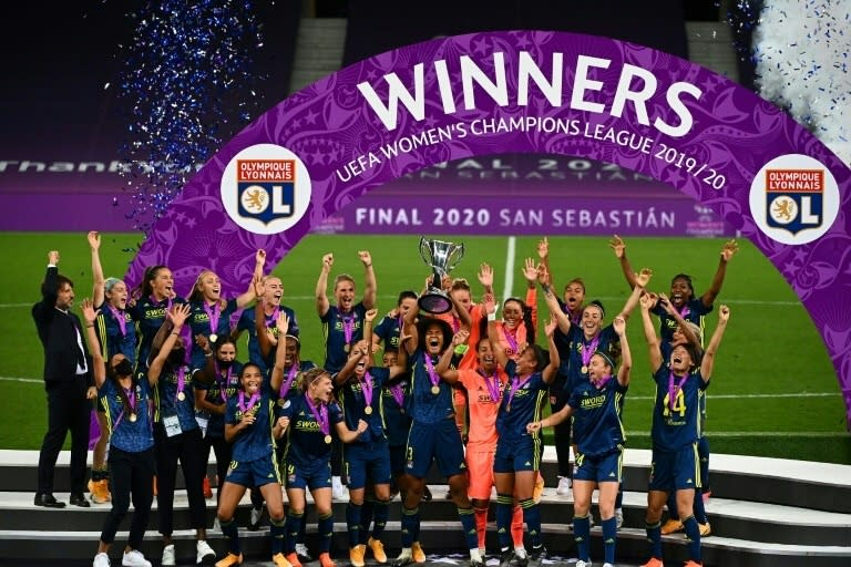 Dominant Lyon beat Wolfsburg to claim fifth straight Women's Champions League title - Yahoo Sports