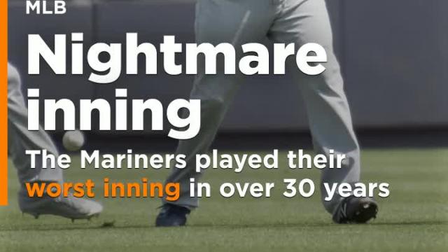 The Mariners played their worst inning of baseball in over 30 years