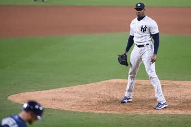Yankees reinstate closer Aroldis Chapman, designate bullpen arm for  assignment