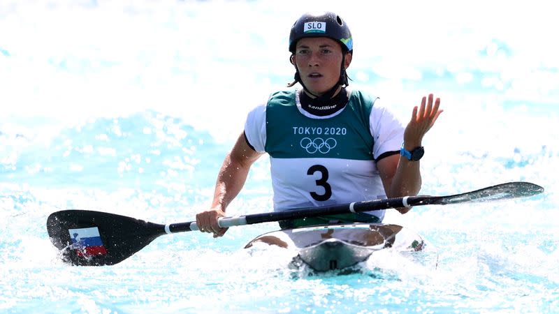 Slovenia's hopes of women's kayak medal dashed by missed gate