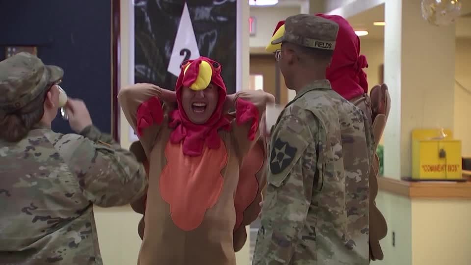 U.S. Mission to NATO on X: Thanksgiving in Camp Stanley, South Korea --  Soldiers play in an American football Turkey Bowl  /  X