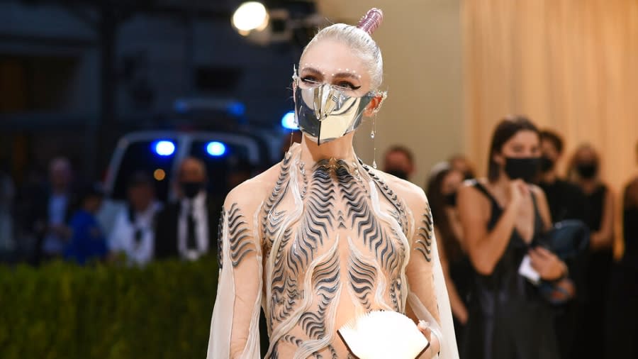 Grimes auctioning off Met Gala accessories to help BIPOC Ukrainians