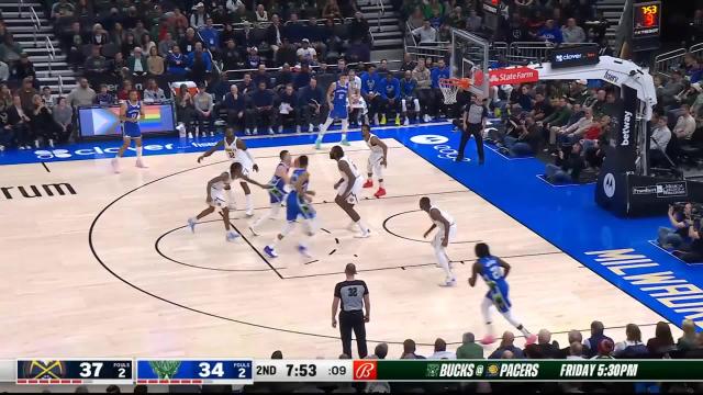 Pat Connaughton with a 2-pointer vs the Denver Nuggets