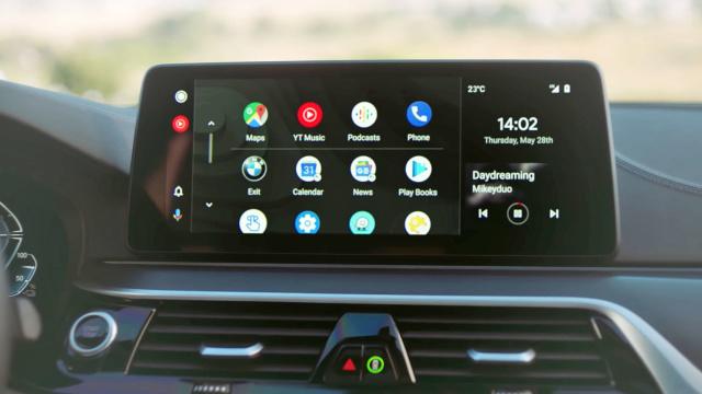 Wireless Android Auto in a BMW car