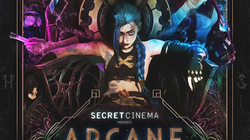 Key art for an immersive experience based on League of Legends animated series Arcane.