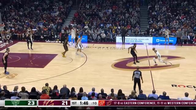 Jevon Carter with an assist vs the Cleveland Cavaliers