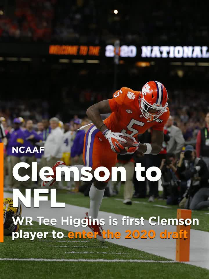 Clemson WR Tee Higgins Enters Draft