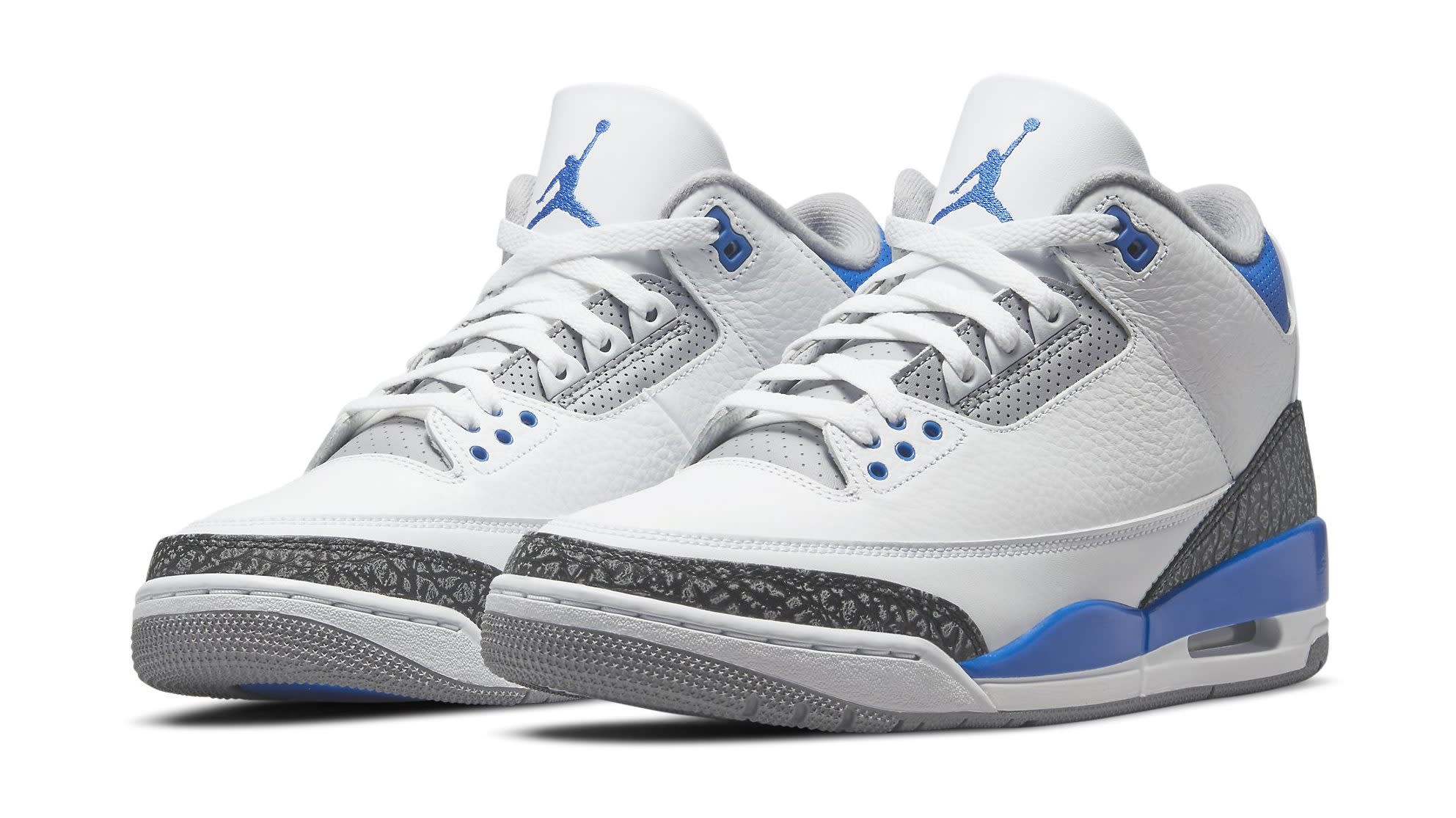 Jordan Brand launches Air Jordan 3 'Racer Blue' in family ...