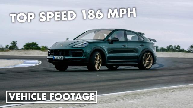 2022 Porsche Cayenne Turbo GT driving footage