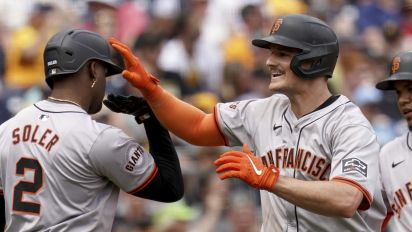  - Matt Chapman homered for the third straight game, this one a three-run drive during an eighth-inning rally, and the San Francisco Giants spoiled a solid start by Pittsburgh Pirates rookie Paul