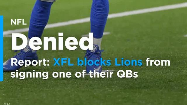 XFL blocks Lions from signing one of their QBs