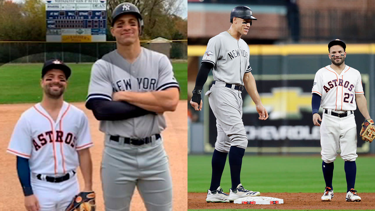 Baseballer - Aaron Judge and Jose Altuve for Halloween