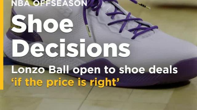 Lonzo Ball has his own sneaker, but he's still open to shoe deals 'if the price is right'