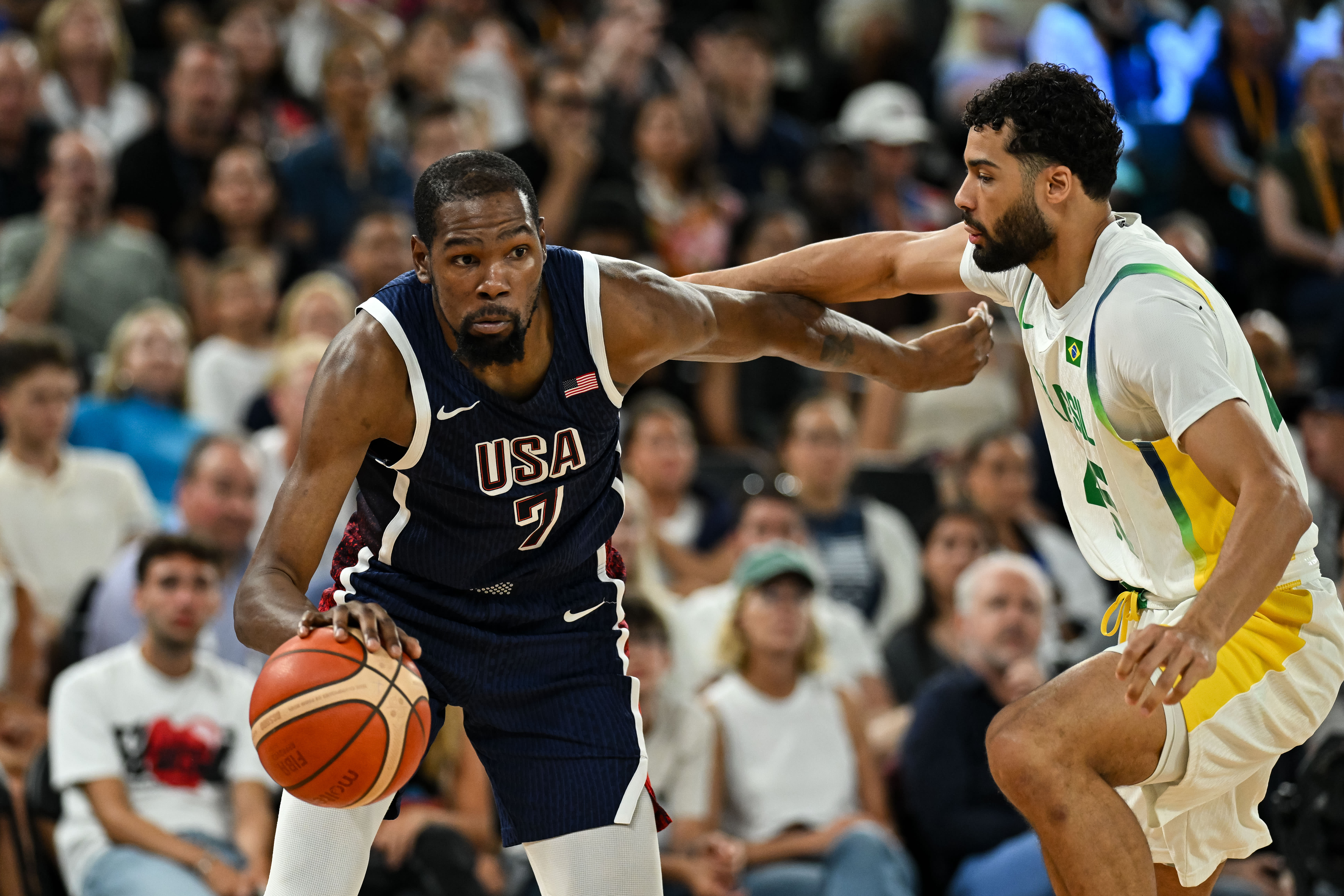 Paris Olympics: Kevin Durant passes Lisa Leslie as USA's all-time leading Olympics scorer