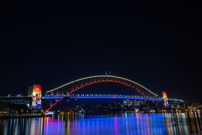 Sensasi musik ikonik ABBA meluncurkan album Voyage baru yang menerangi Sydney Harbour Bridge sebagai bagian dari pengumuman album globalnya