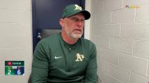 Kotsay reflects on A's ‘tough series' after loss to Guardians