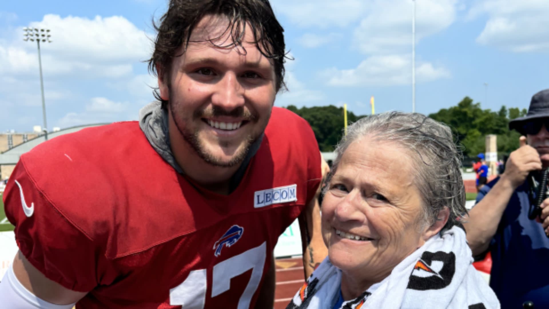 'I love him even more now': Josh Allen checks on fan who fainted during Bills Training Camp