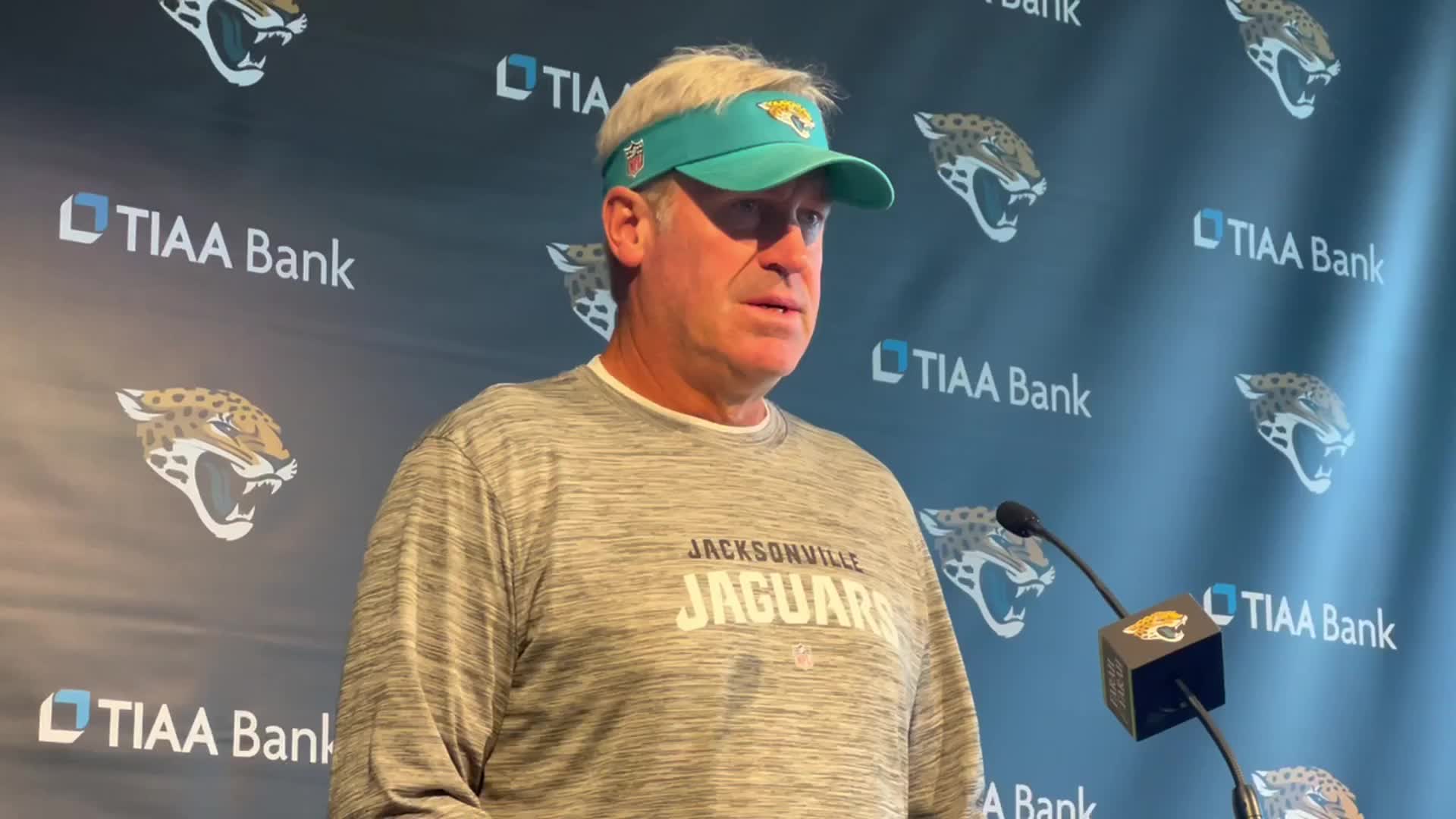 WATCH: Jaguars HC Doug Pederson announces starters will play vs