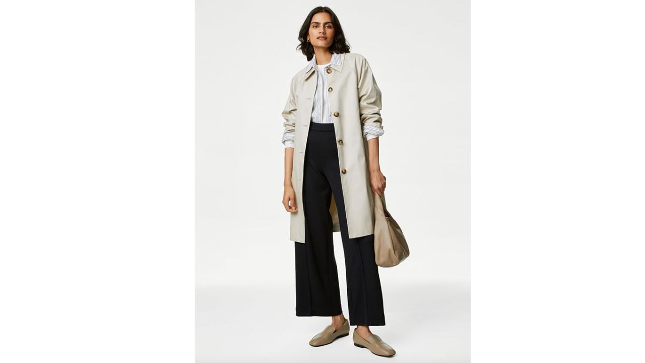 This classic M&S tench coat looks way more expensive than it is