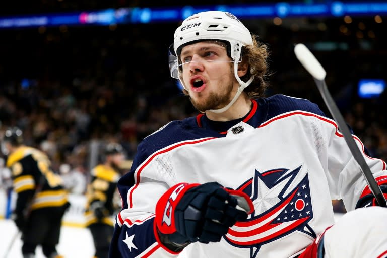 Panarin exits Jackets for Rangers to 