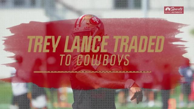 AP Source: 49ers trade quarterback Trey Lance to Cowboys