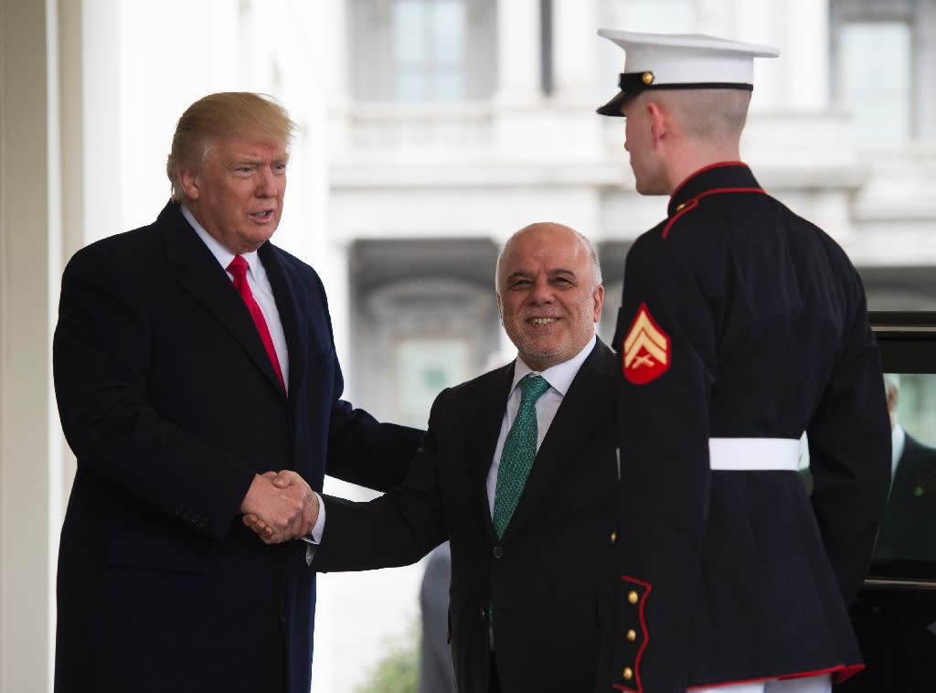 Iraqi leader says Trump &#39;more engaged&#39; in terror fight
