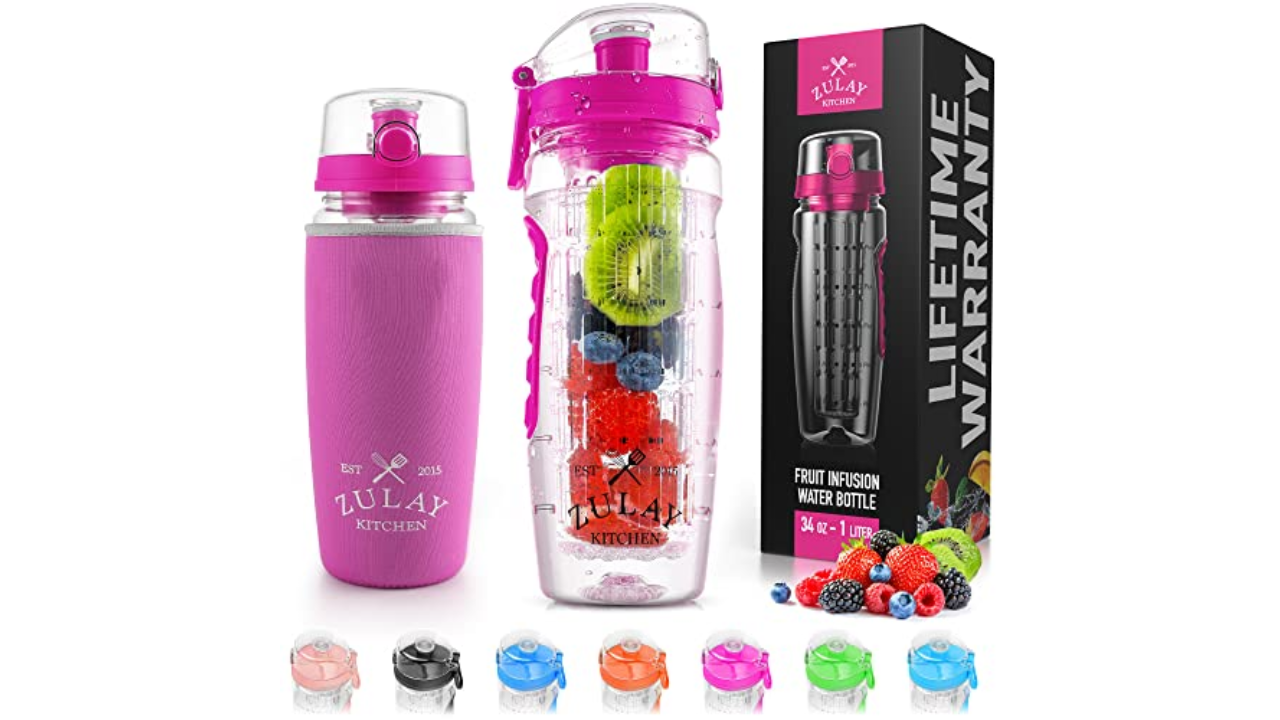 LIFE IS GOOD - STRAWBERRIES ON PARADE Water Bottle