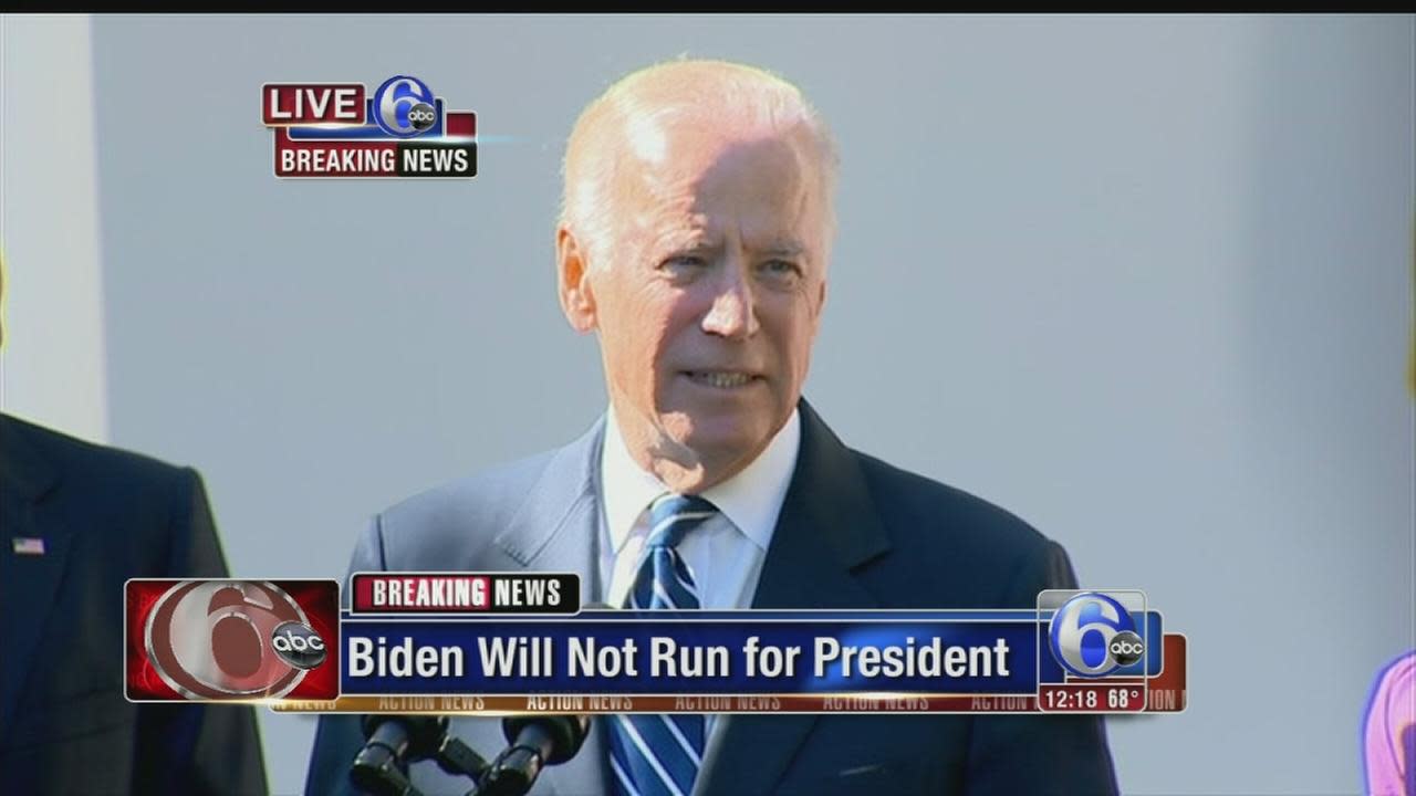 Joe Biden says he will not run for president [Video]