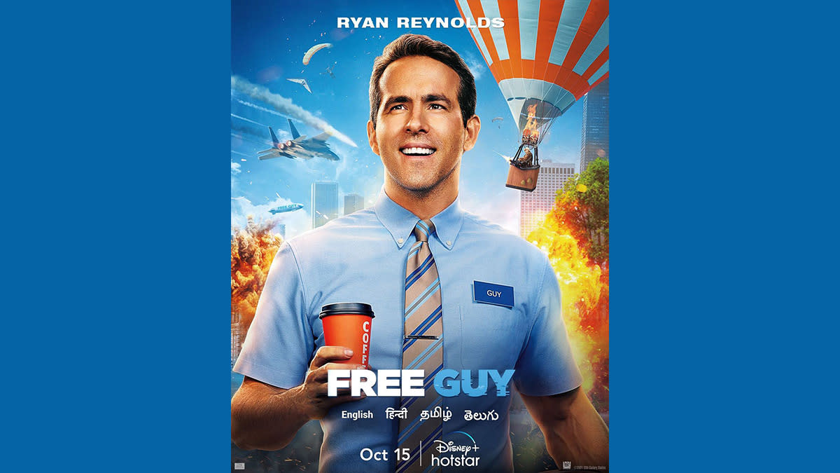 Ryan Reynolds Movie Free Guy To Stream On Disney Hotstar From October 15