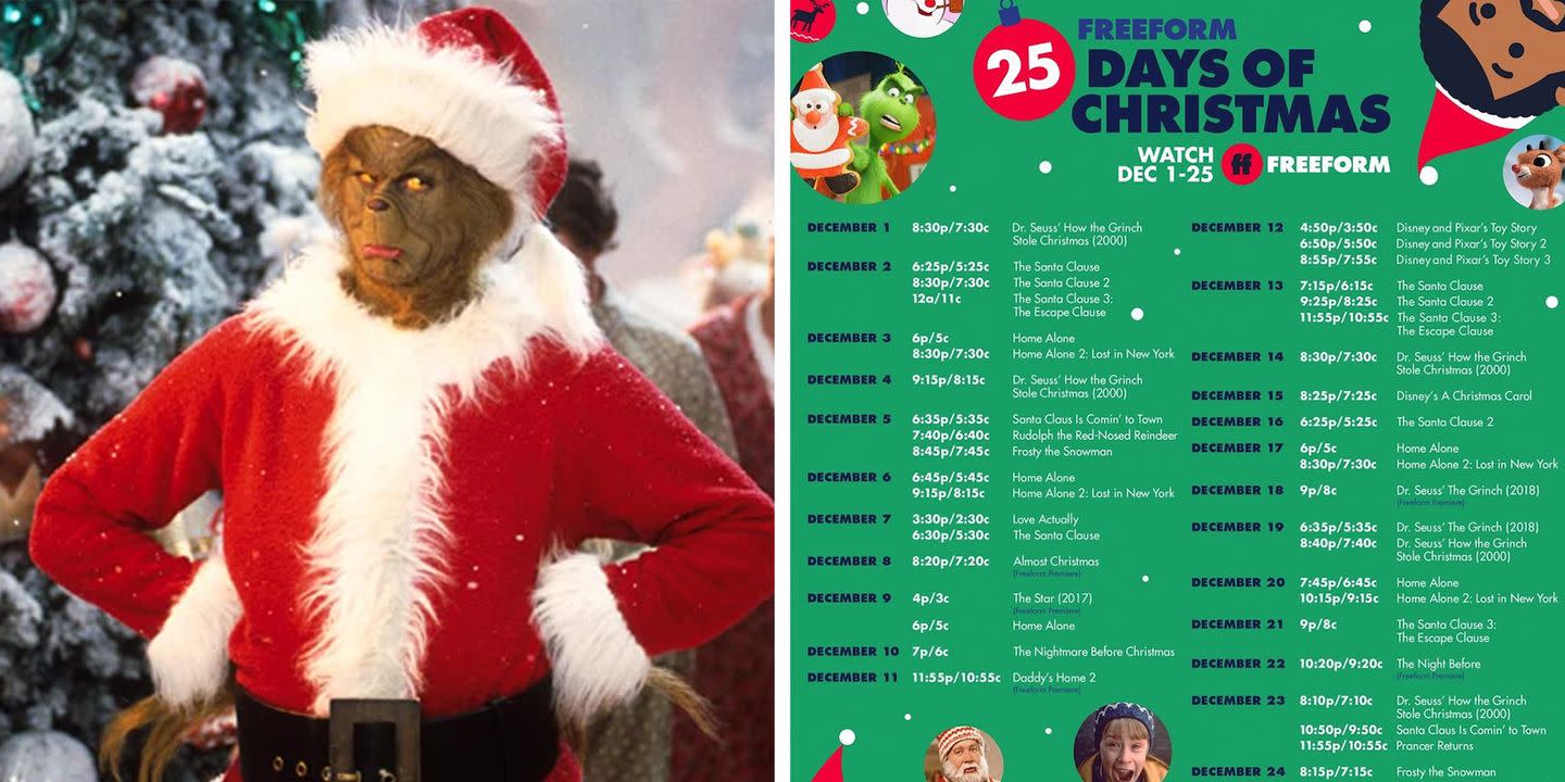 Freeform’s Annual '25 Days of Christmas' Schedule Is Finally Here