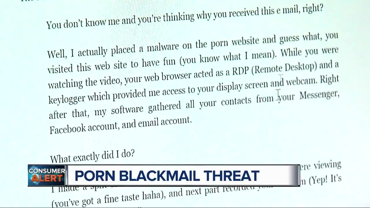 Webcam Blackmail Porn Captions - Scary porn blackmail scam knows your password