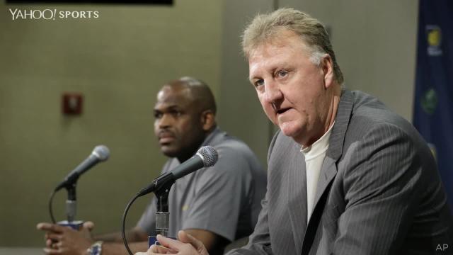 Larry Bird stepping down as Pacers president