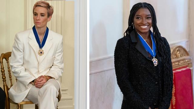 The Rush: Megan Rapinoe & Simone Biles add hardware receive Medal of Freedom