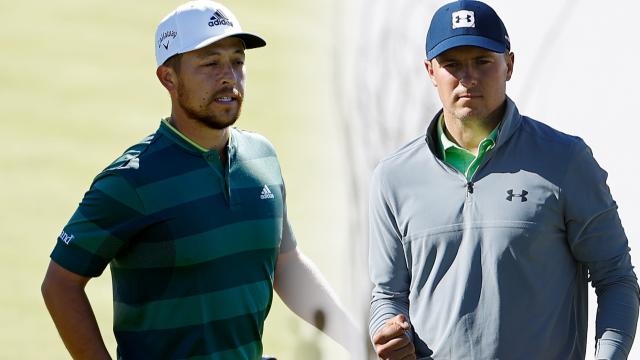 Jordan Spieth, Xander Schauffele tied for the lead at Waste Management