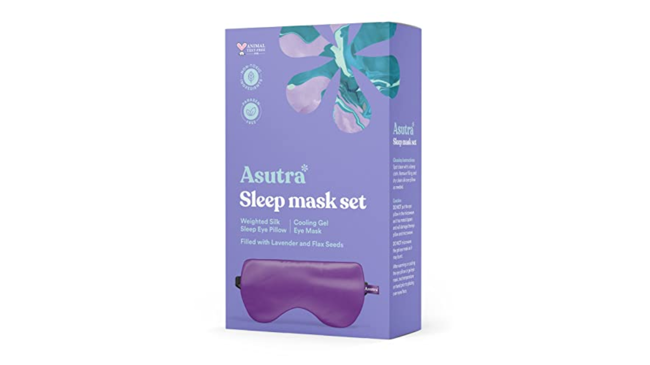 BlissSleep Silk Eye Mask - Purple –