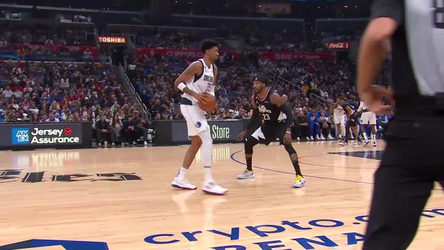 Kyrie Irving with a deep 3 vs the LA Clippers