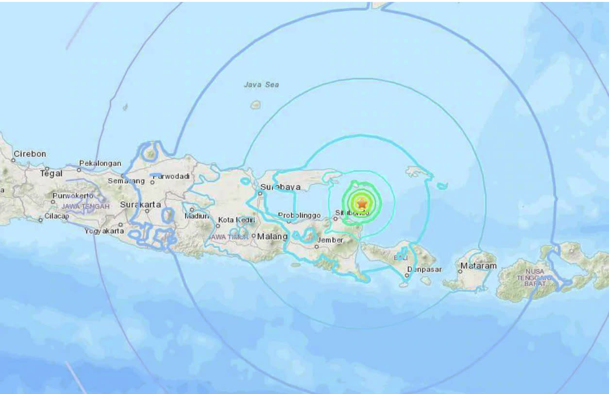 Bali earthquake 6.0 magnitude quake rocks Indonesia island