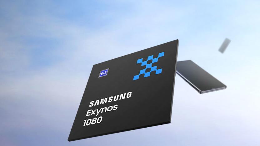 Samsung Exynos 1080, the Korean company's first five-nanometer SoC, co-developed with Vivo.