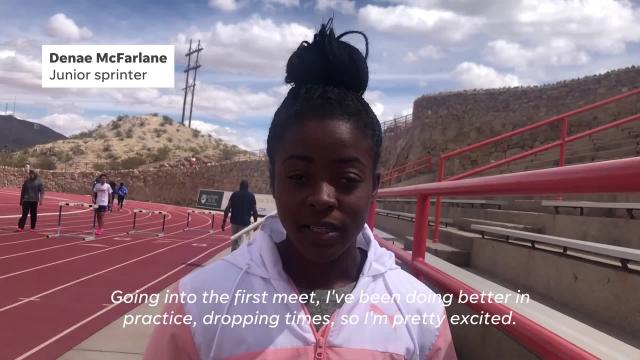 Faces off the field: UTEP track's Denae McFarlane