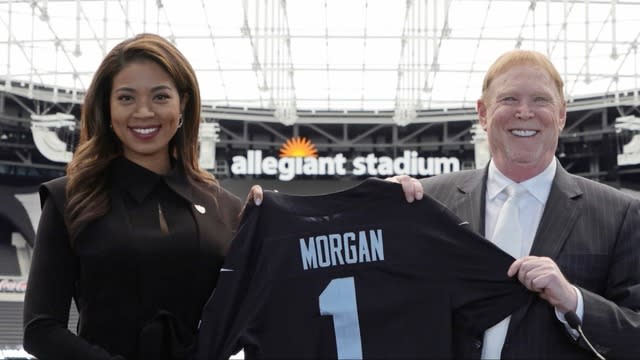 The Las Vegas Raiders have hired the first Black female team president in  the NFL