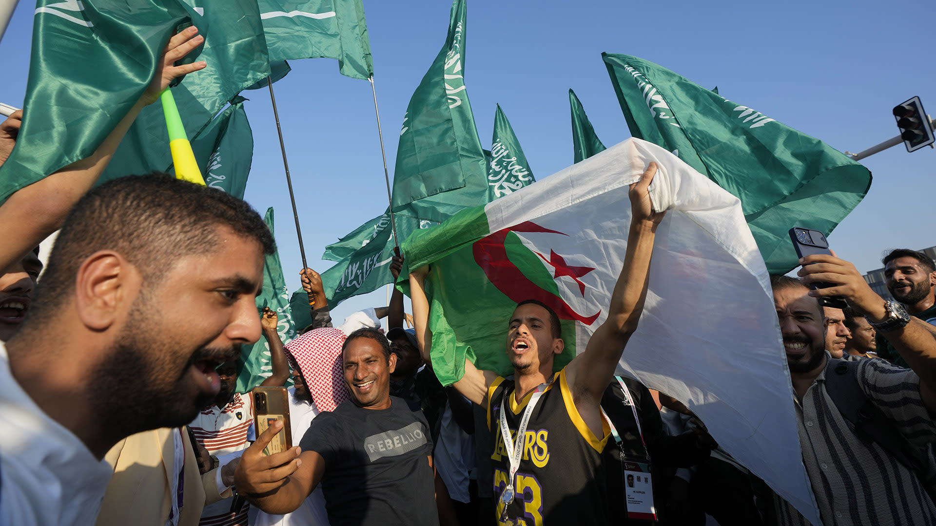 Saudi fans rejoice after historic World Cup win over Argentina